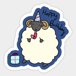 Happy Birthday Ram Sticker